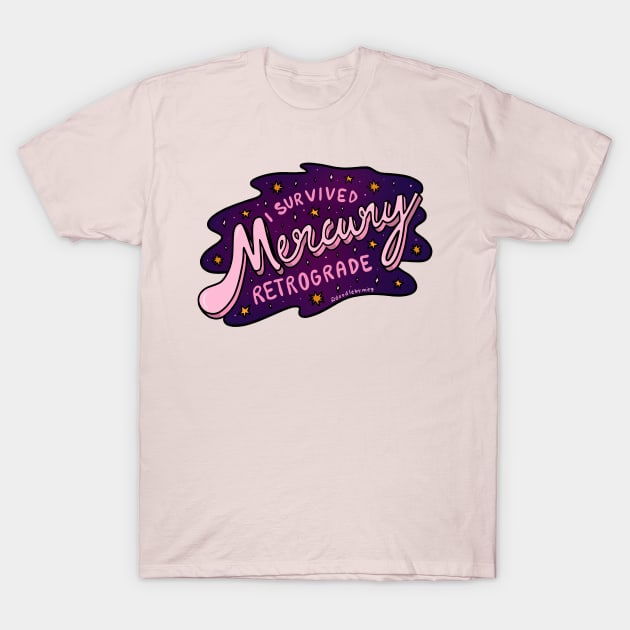 Mercury Retrograde T-Shirt by Doodle by Meg